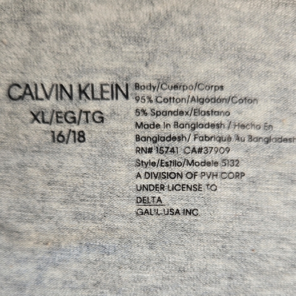 Calvin Klein Gray and Blue Briefs Soft Cotton Blend - Picture 2 of 5